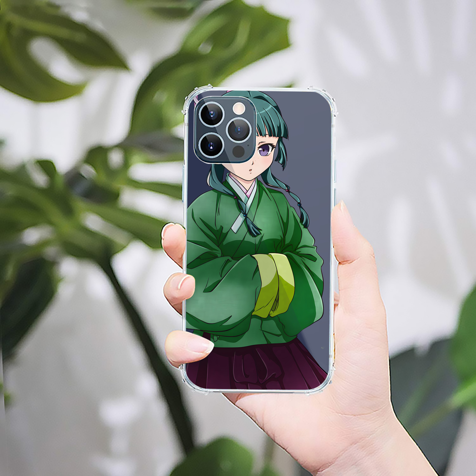 （画像用） 薬屋のひとりごと The Apothecary Diaries 【iPhone 12シリーズ対応】透明スマホケース（クリアソフトケース）